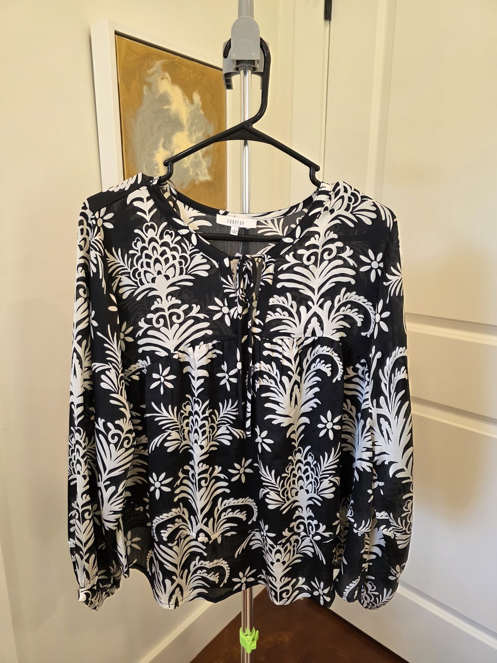 NWT FUN 2 FUN Blouse Large